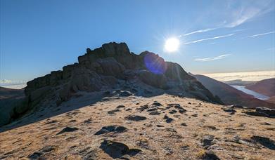 View from summit, Mourne Mountains