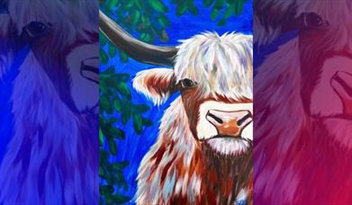 Teen canvas painting | Newry Arts Festival