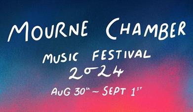 Mourne Chamber Music Festival on coloured background