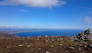 View from summit, Mourne Mountains
