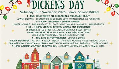 Schedule for the Dickens day celebrations 2025