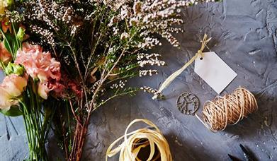 Flower arranging at Down Arts Centre