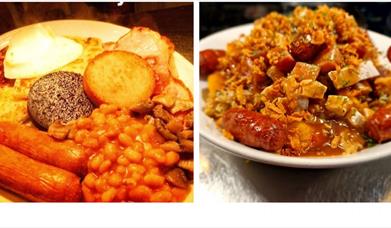 selection of sandwiches and lunches