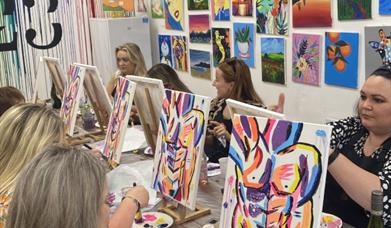 Paint and Sip at Studio 23