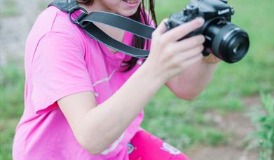 Girl with camera