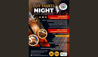 Guy fawkes night flyer