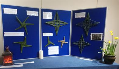 Different styles of Saint Brigid Crosses