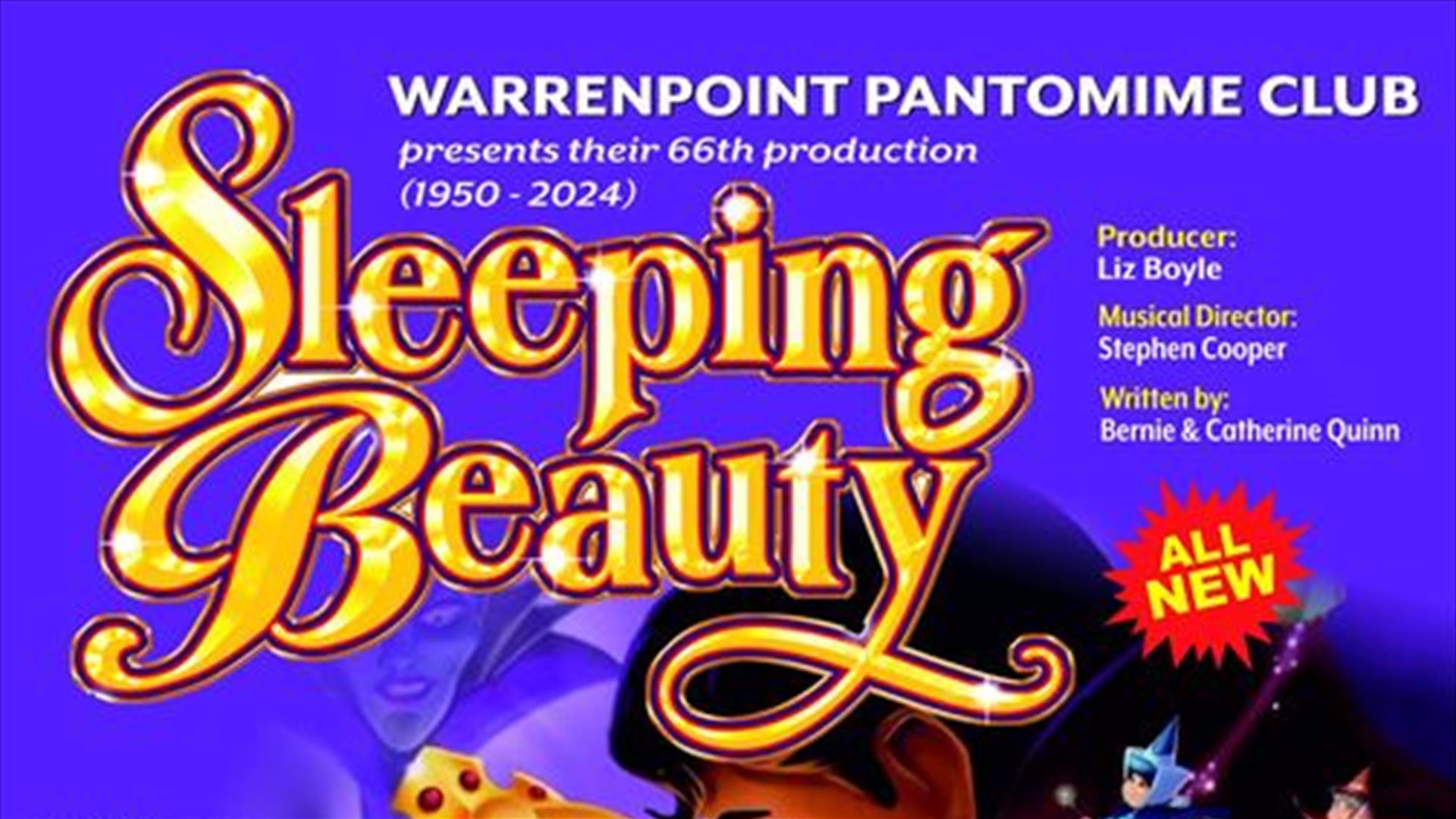 Sleeping Beauty performed by Warrenpoint Panto Club, In Warrenpoint Town Hall.
