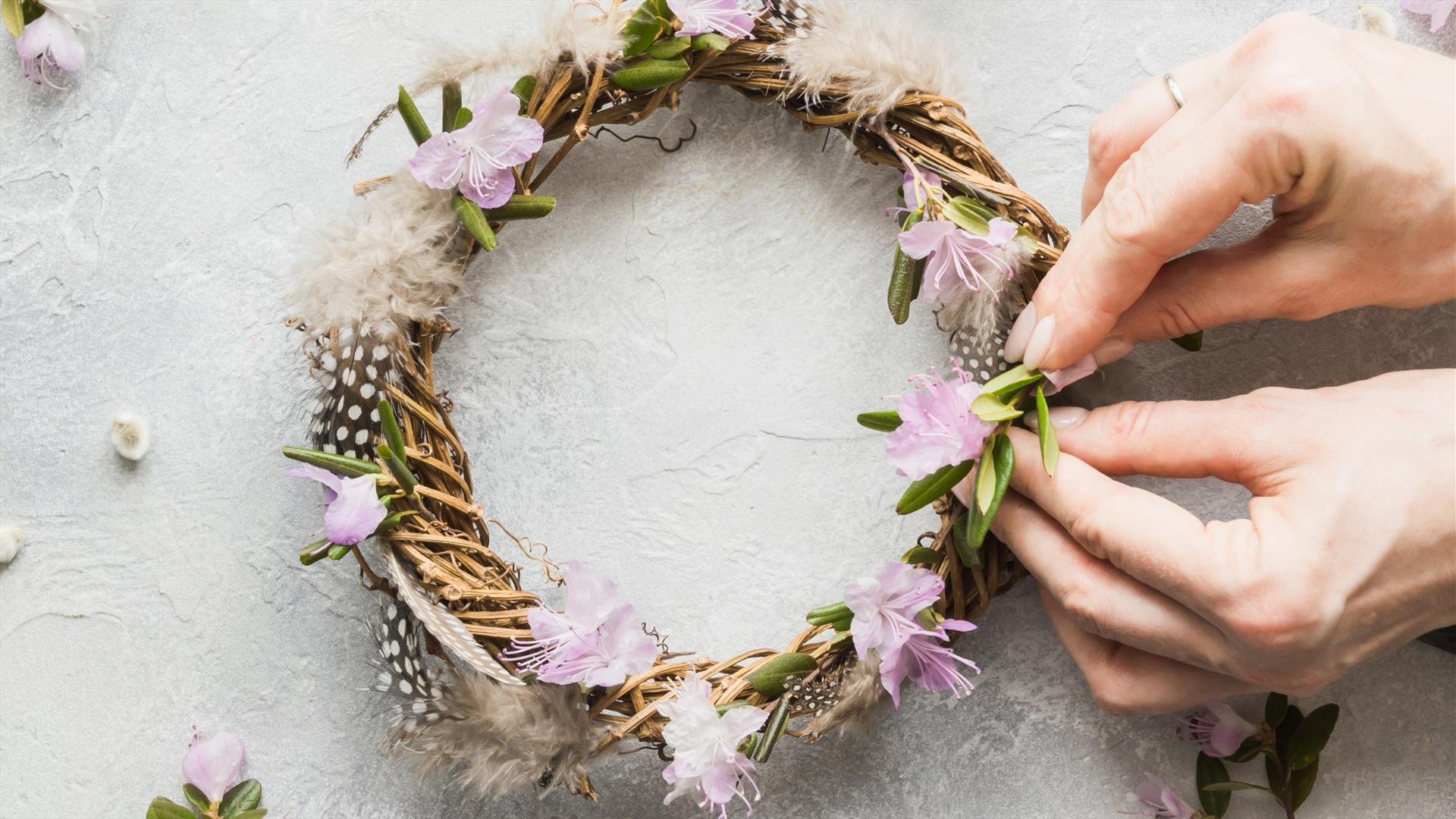 Spring wreath