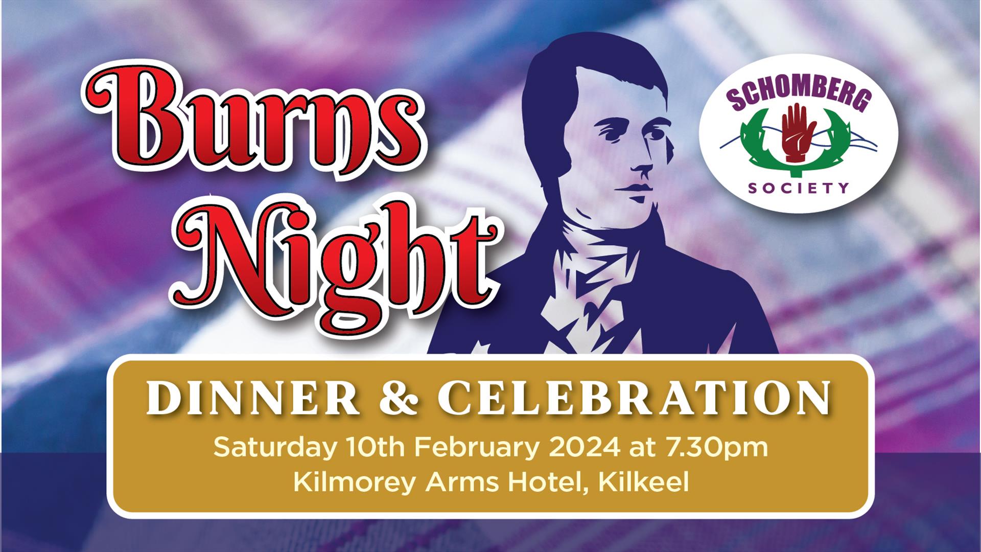 Burns Night Dinner and Celebration Kilkeel Visit Mourne Mountains