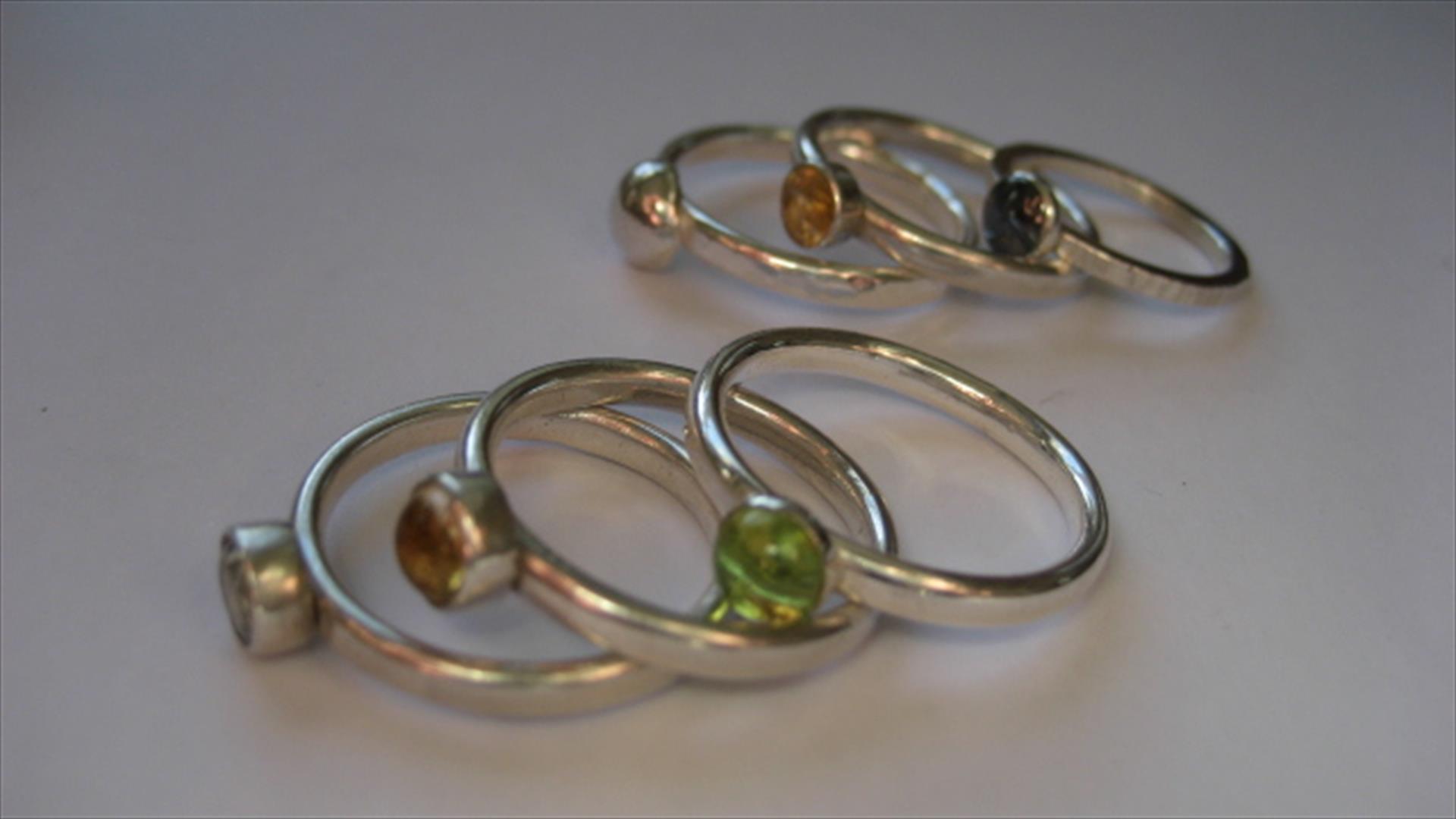 Stackable sale rings online