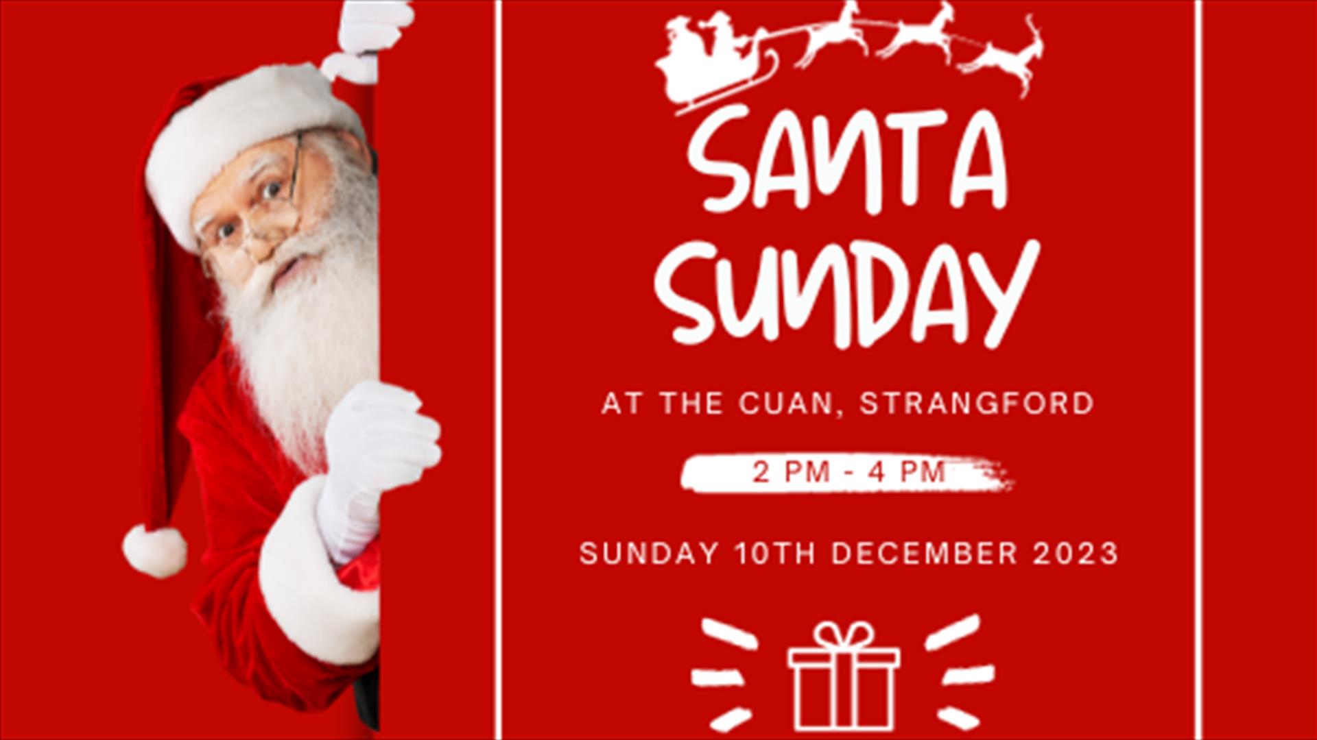 Poster Santa Sunday at The Cuan, Strangford - 10th December 2023