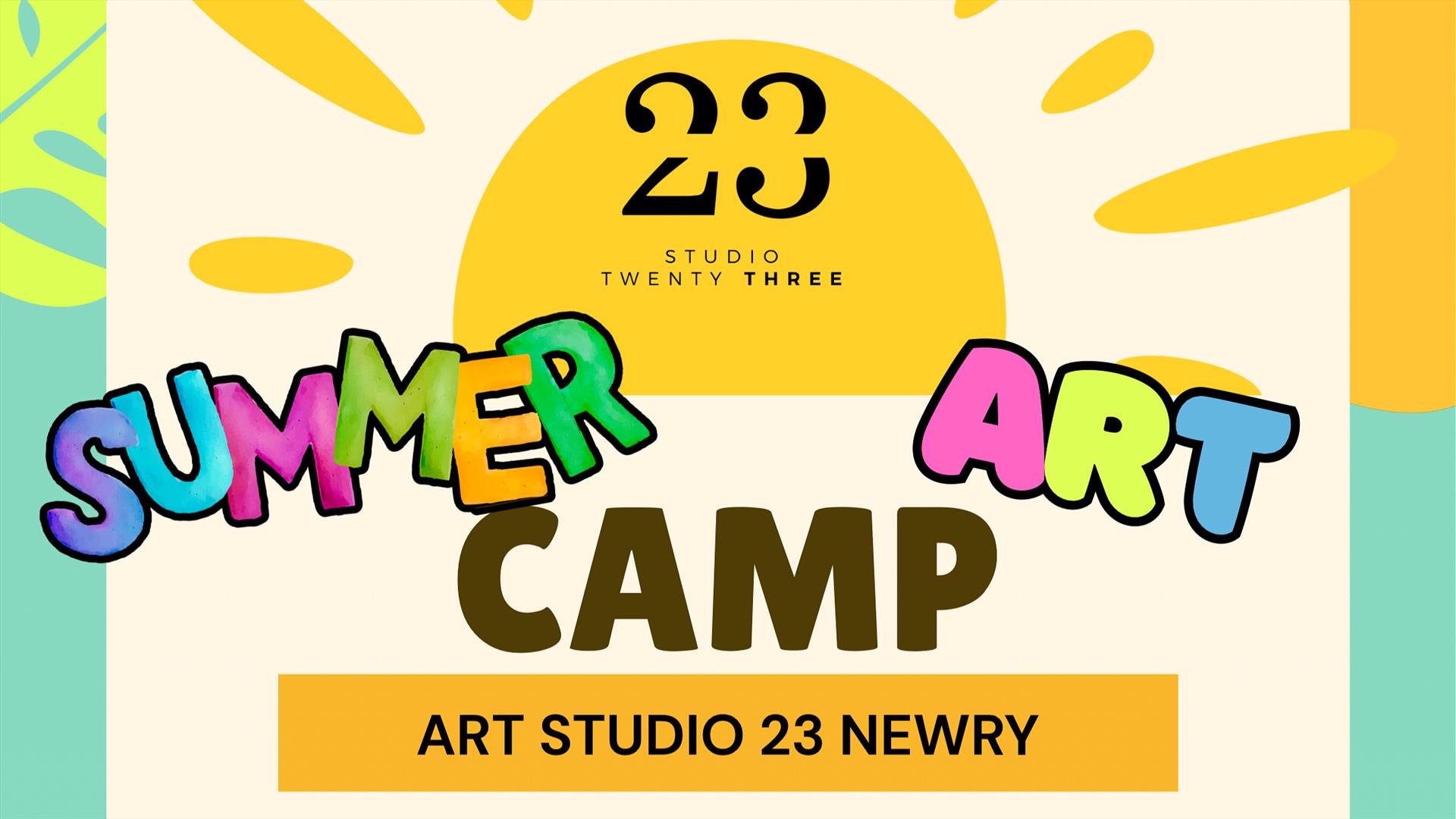 Art summer camp in Newry for kids and teens at art studio 23 Newry