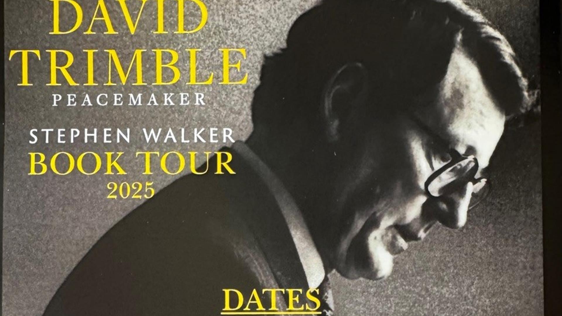 Grainy photo showing David Trimble in his mid carreer.