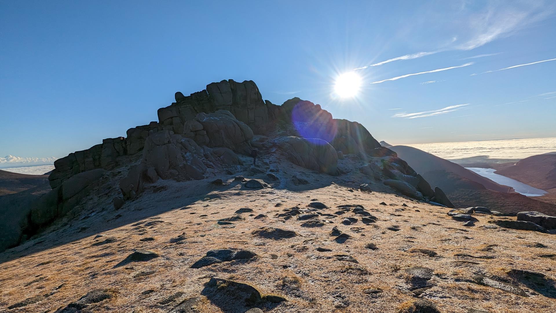 View from summit, Mourne Mountains