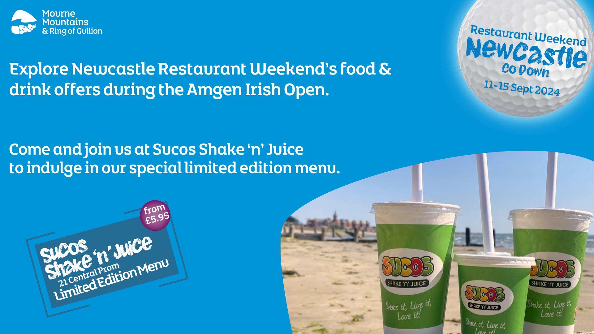 Sucos Amgen Irish Open themed offer