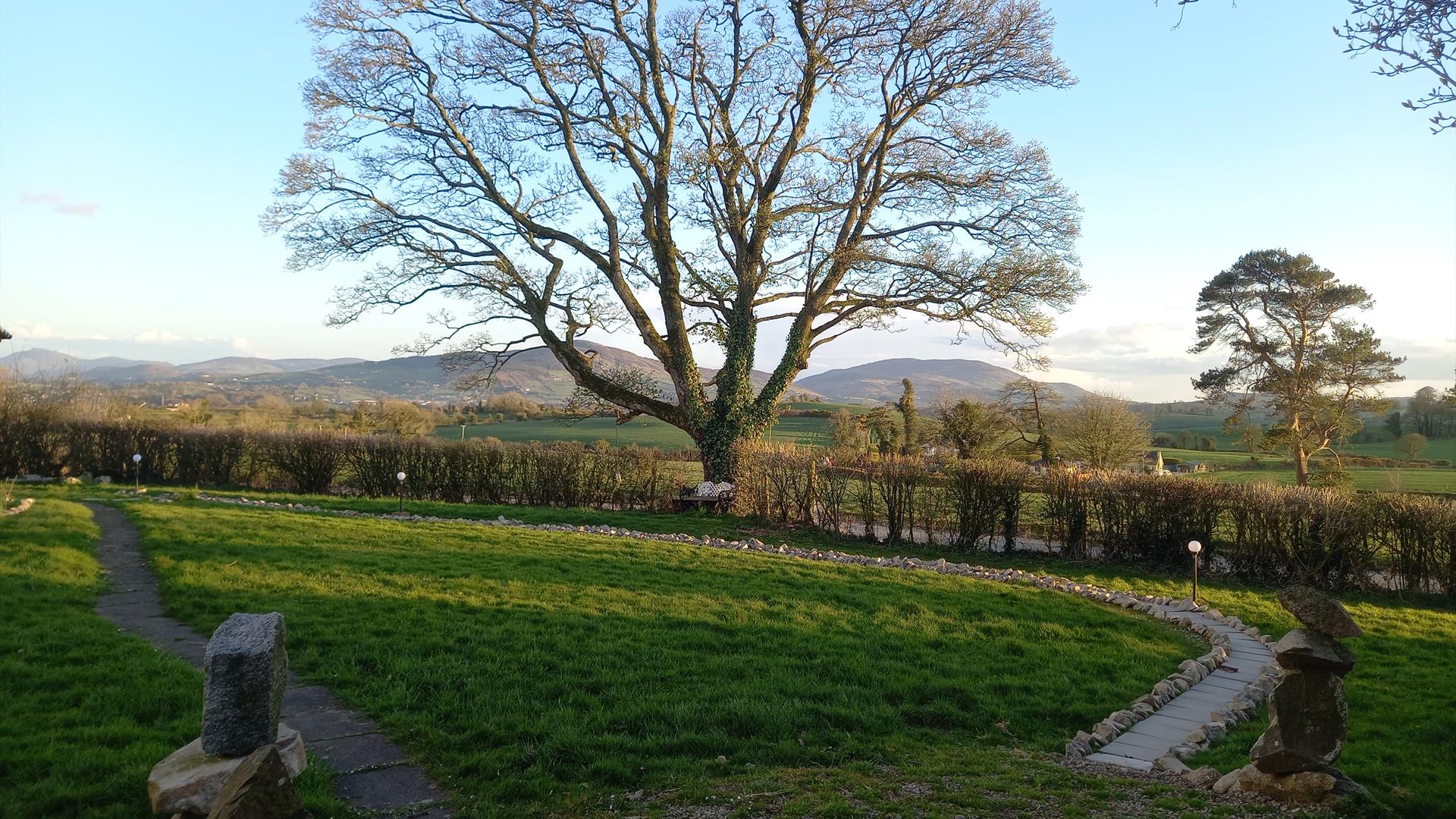 Stunning views of surrounding countryside