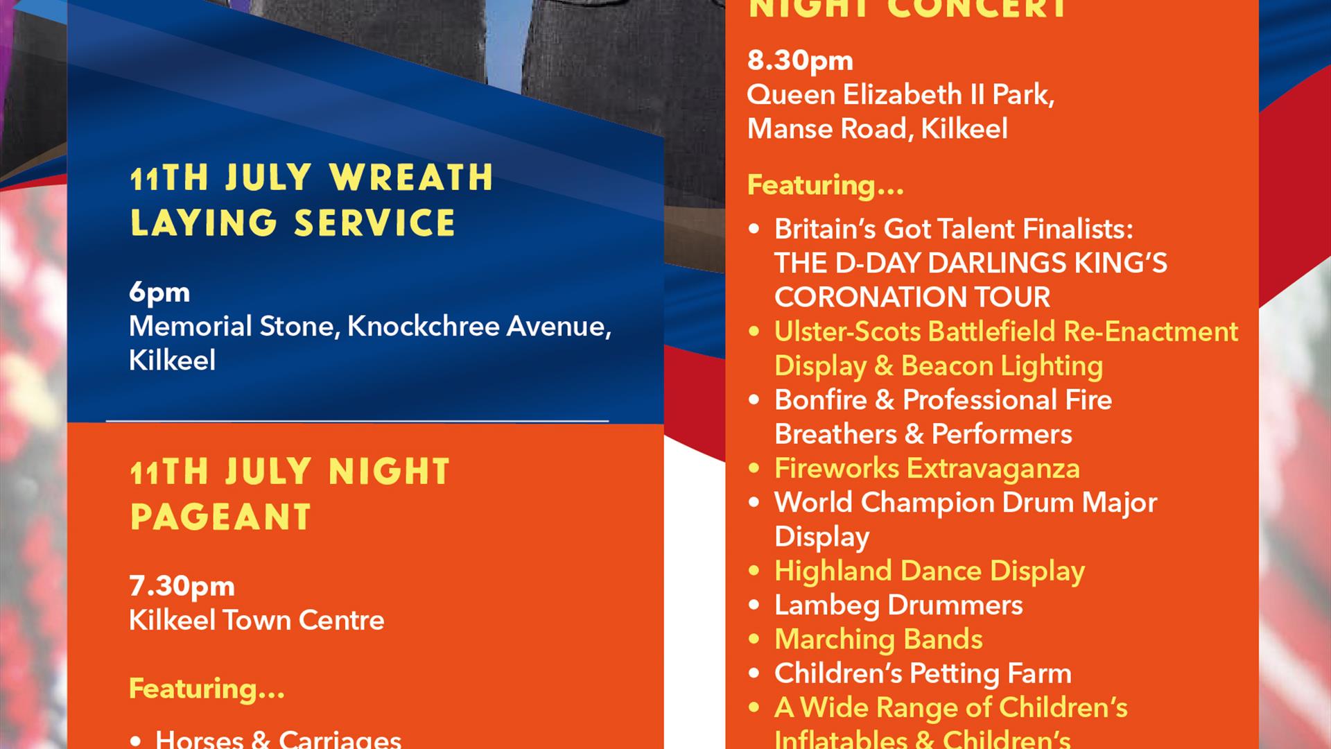 11th July Night Pageant Kilkeel Visit Mourne Mountains