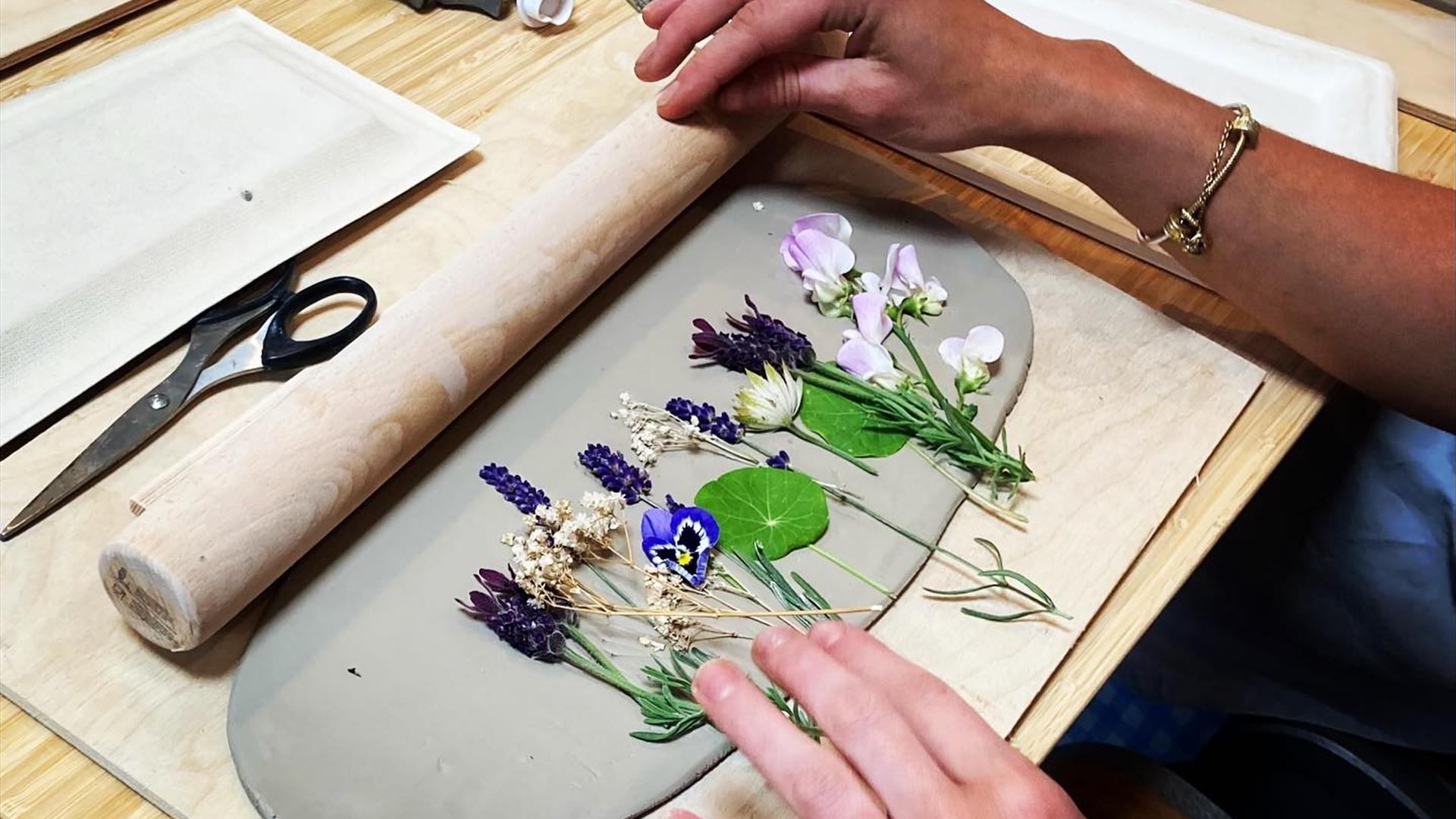 Clay Plate Workshop in Castlewellan Forest Park