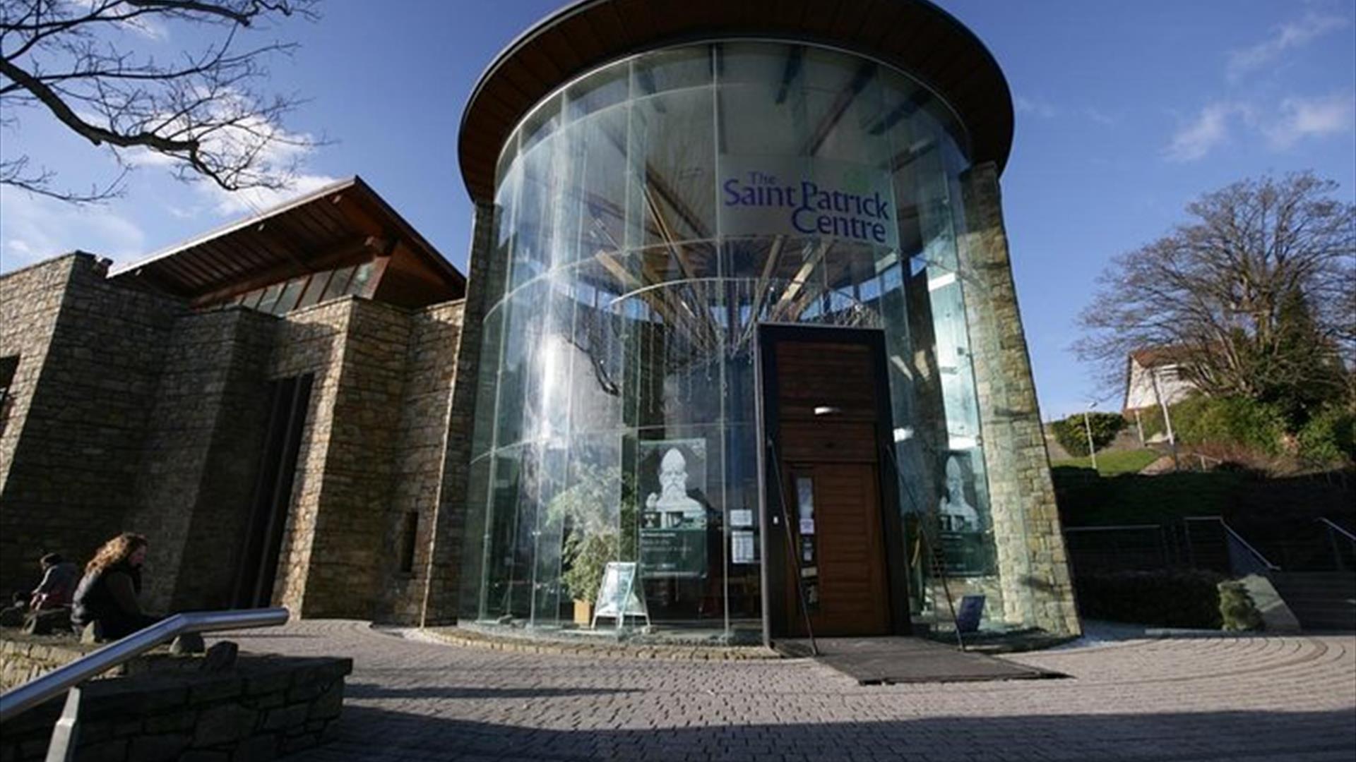 A view of the front of The Saint Patrick Centre building.