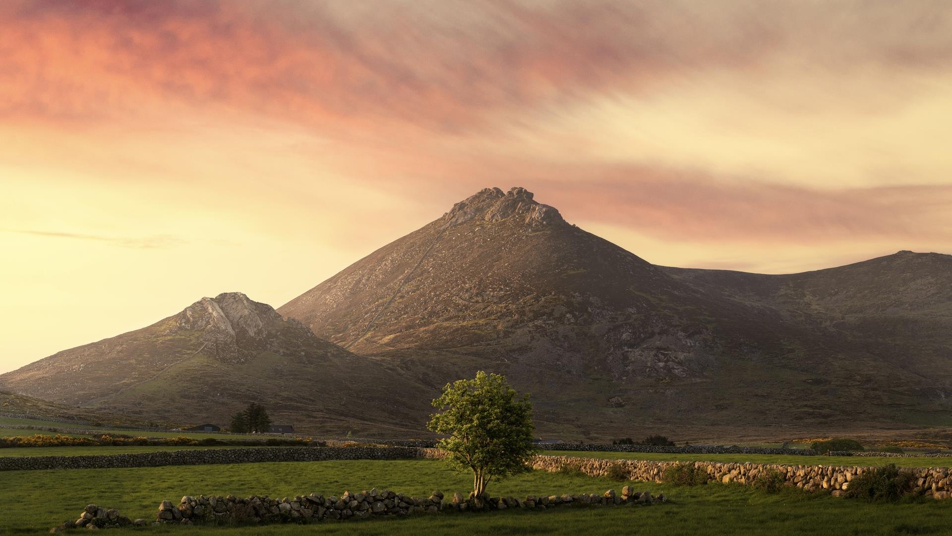 Binnians Sunset by Enda Quinn WINNER of AONB Photography Competiton