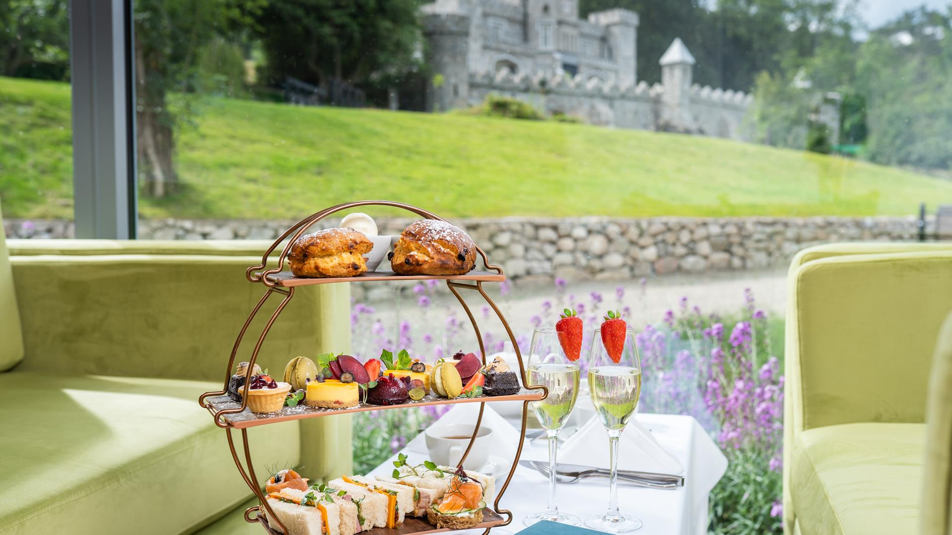 Afternoon tea at Killeavy Castle