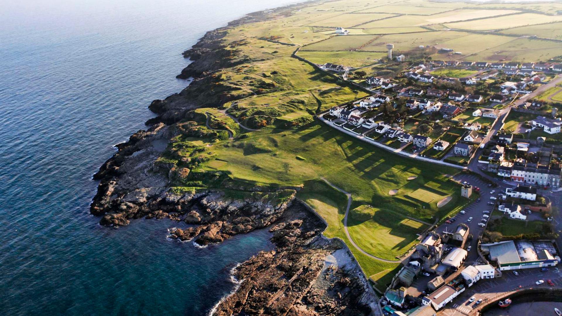 Aerial view of Ardglass Golf Course