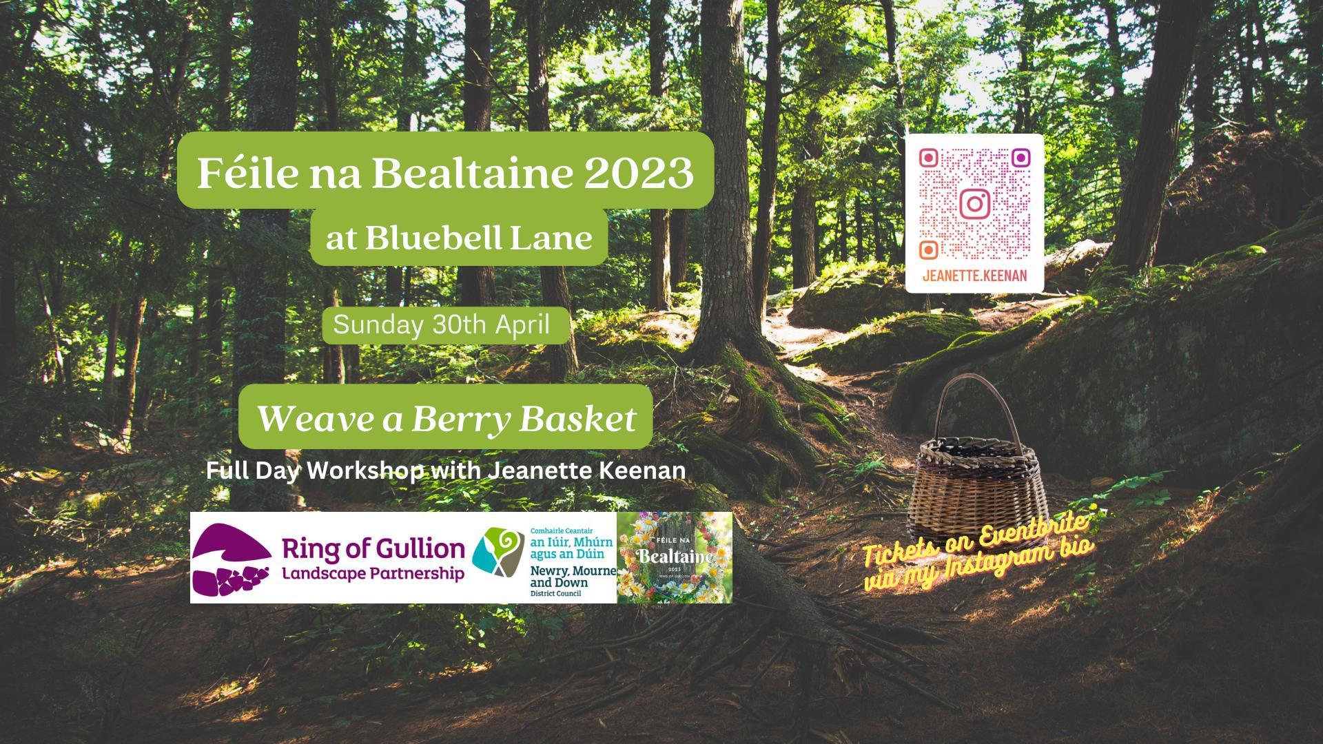 Féile na Bealtaine Full Day Basket Weaving Course Newry Visit