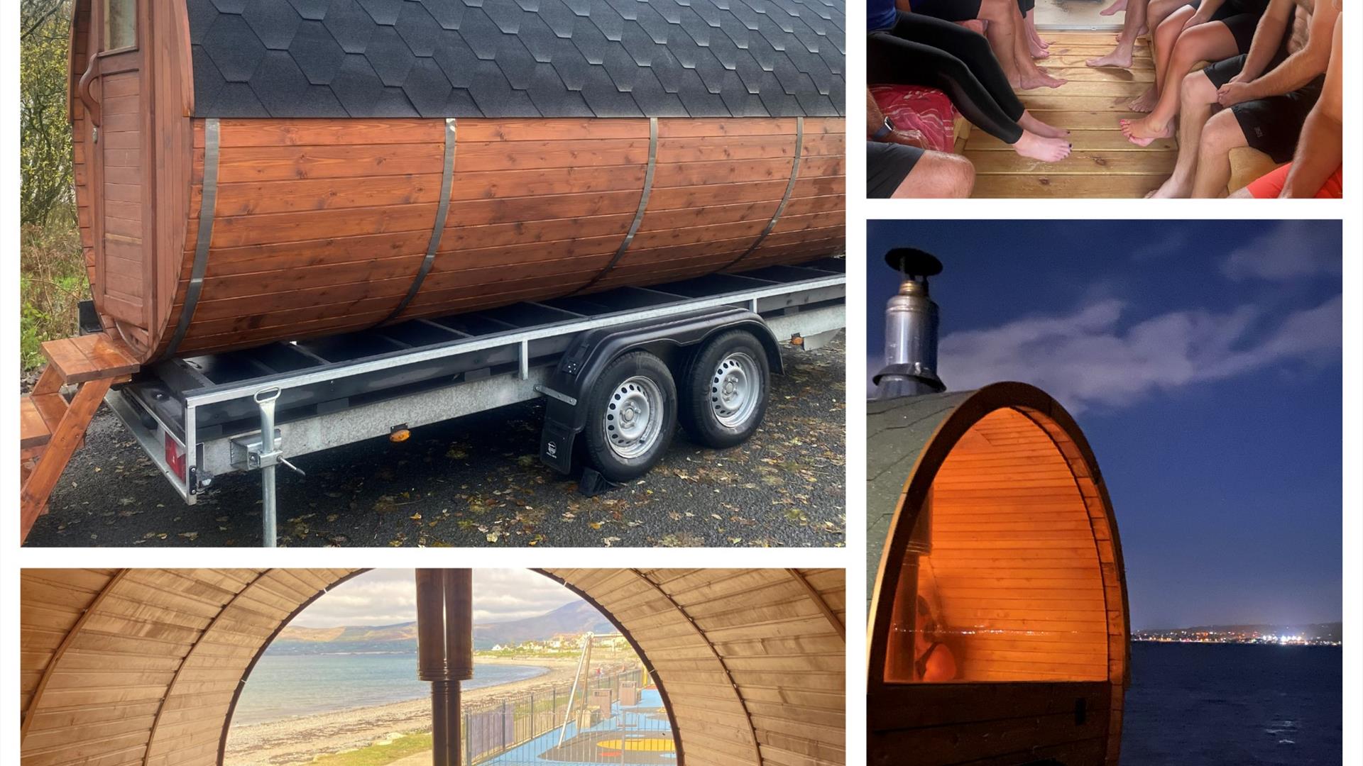 Selection of images of featuring Mourne Hot Barrel Sauna