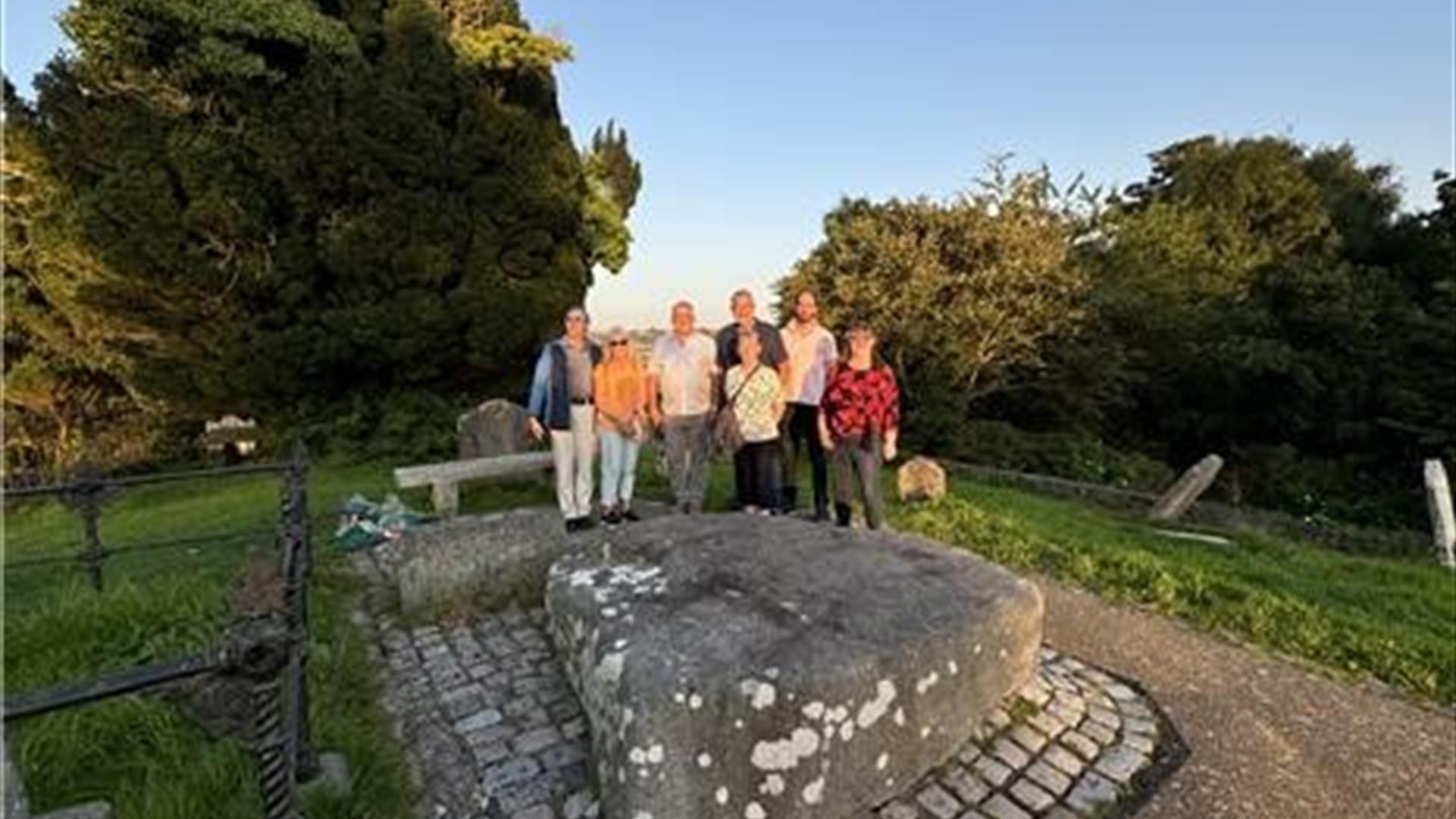 Group at Saint Patrick's Grave