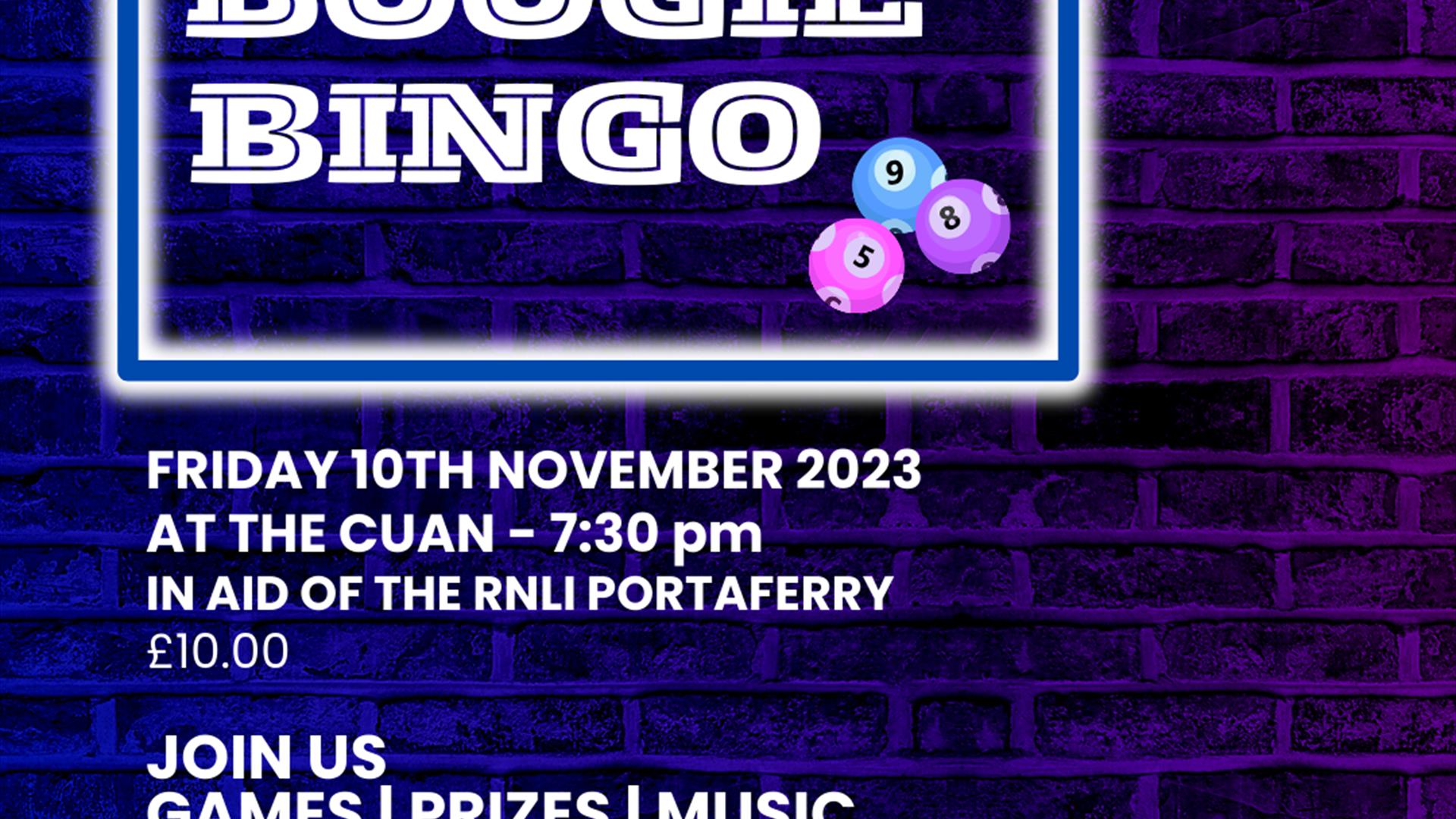 Boogie Bingo Night in support of the RNLI Portaferry