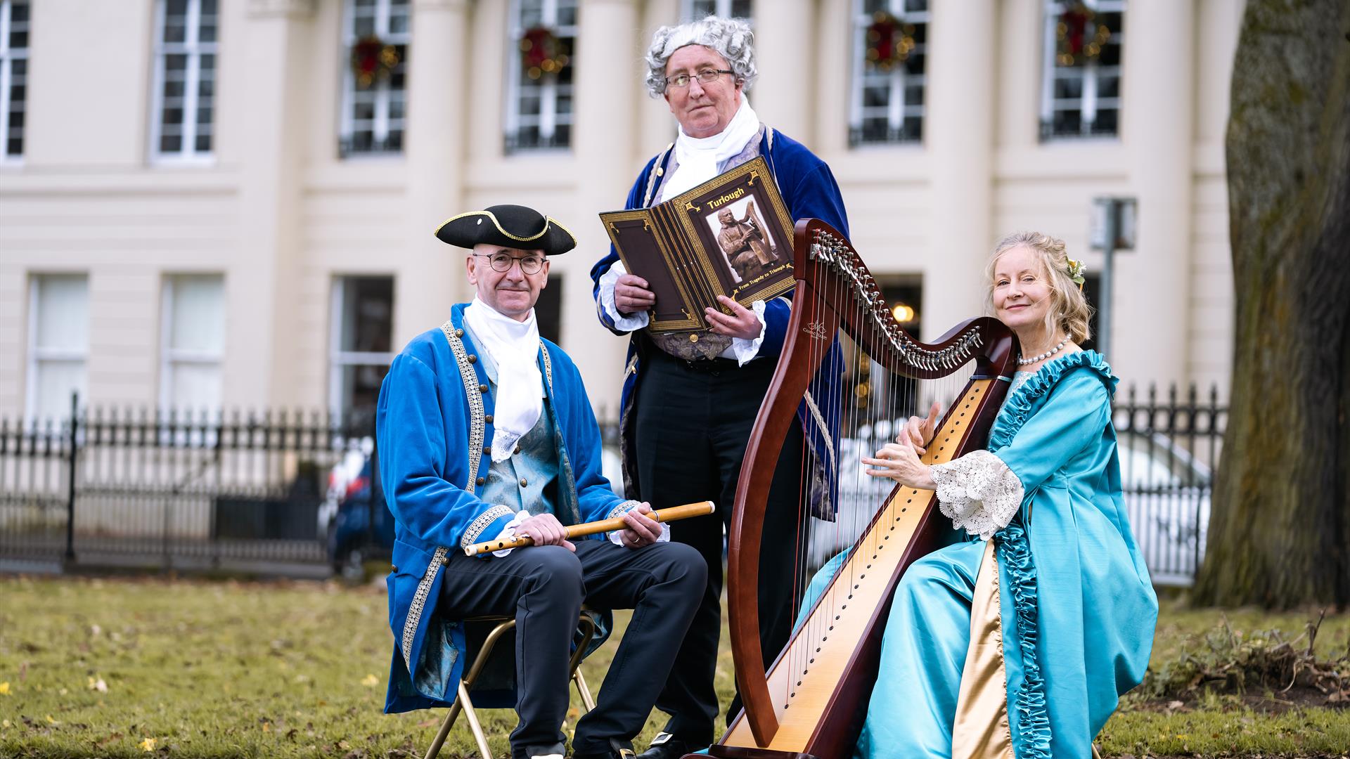 Celtic Kindness group in Georgian dress.