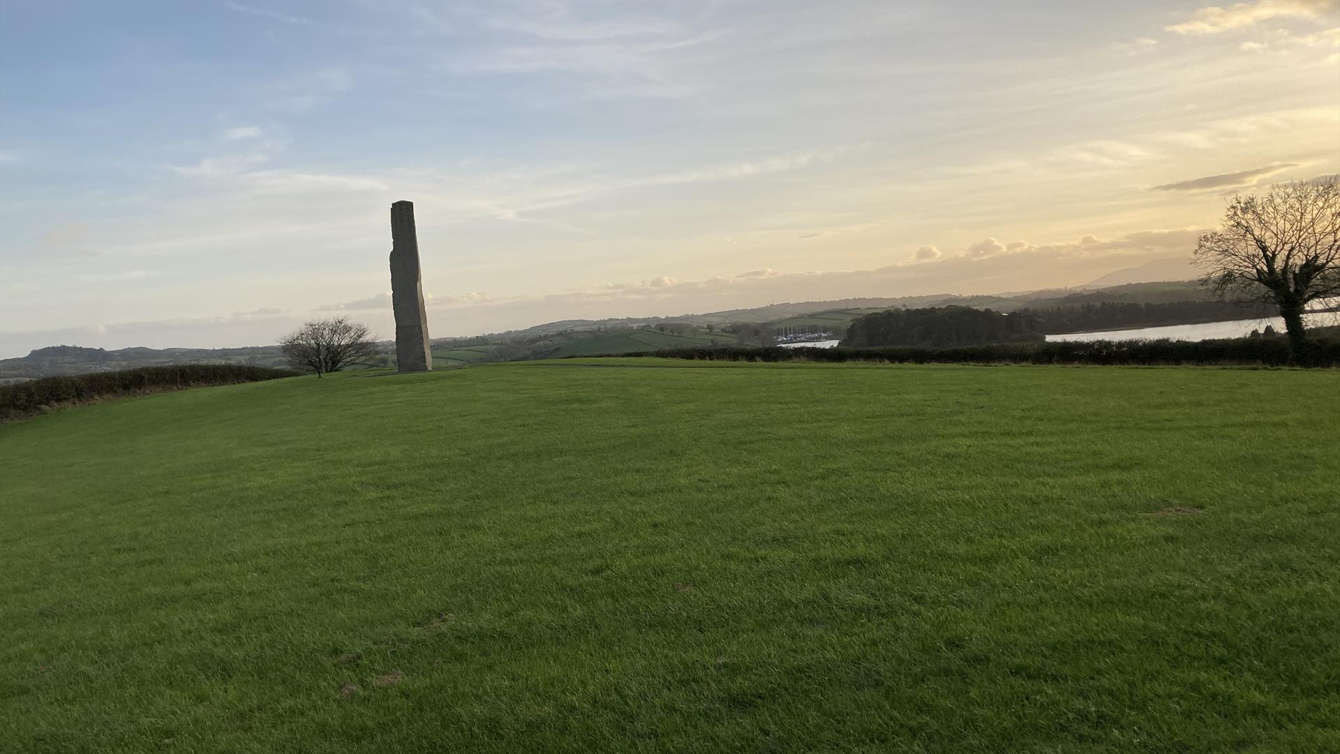 Strangford Stone in Delamont Country Park, Killyleagh