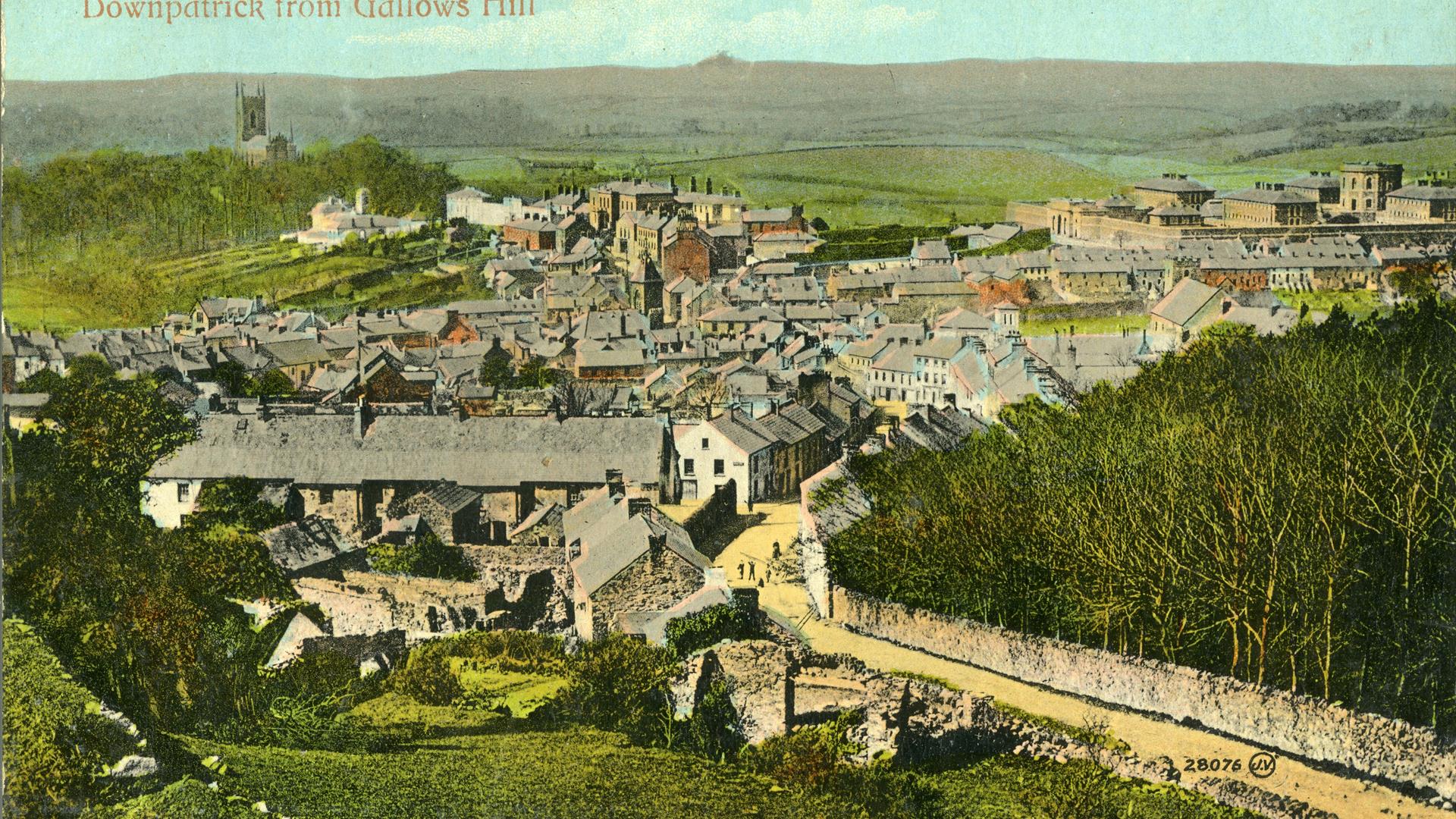 Downpatrick from Gallows Hill