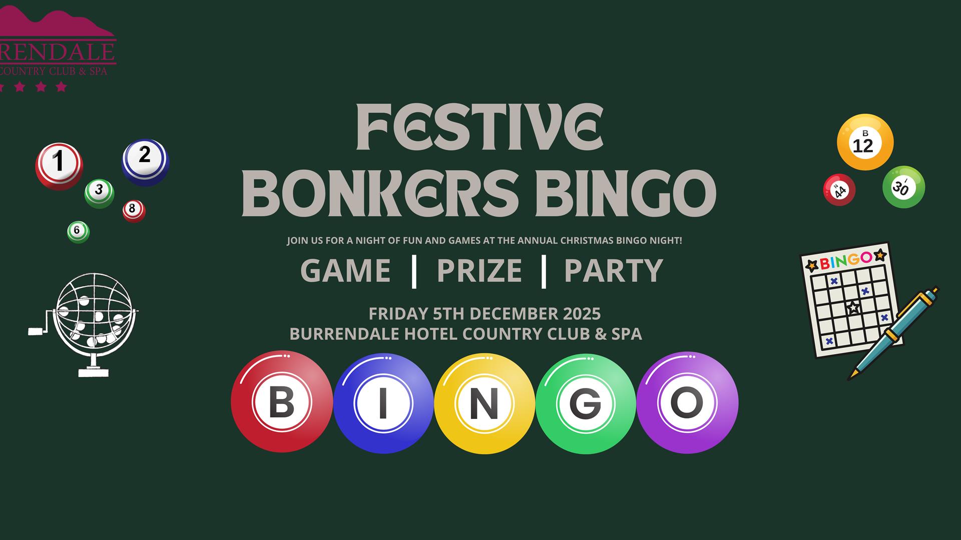 Festive Bonkers Bingo Night 2