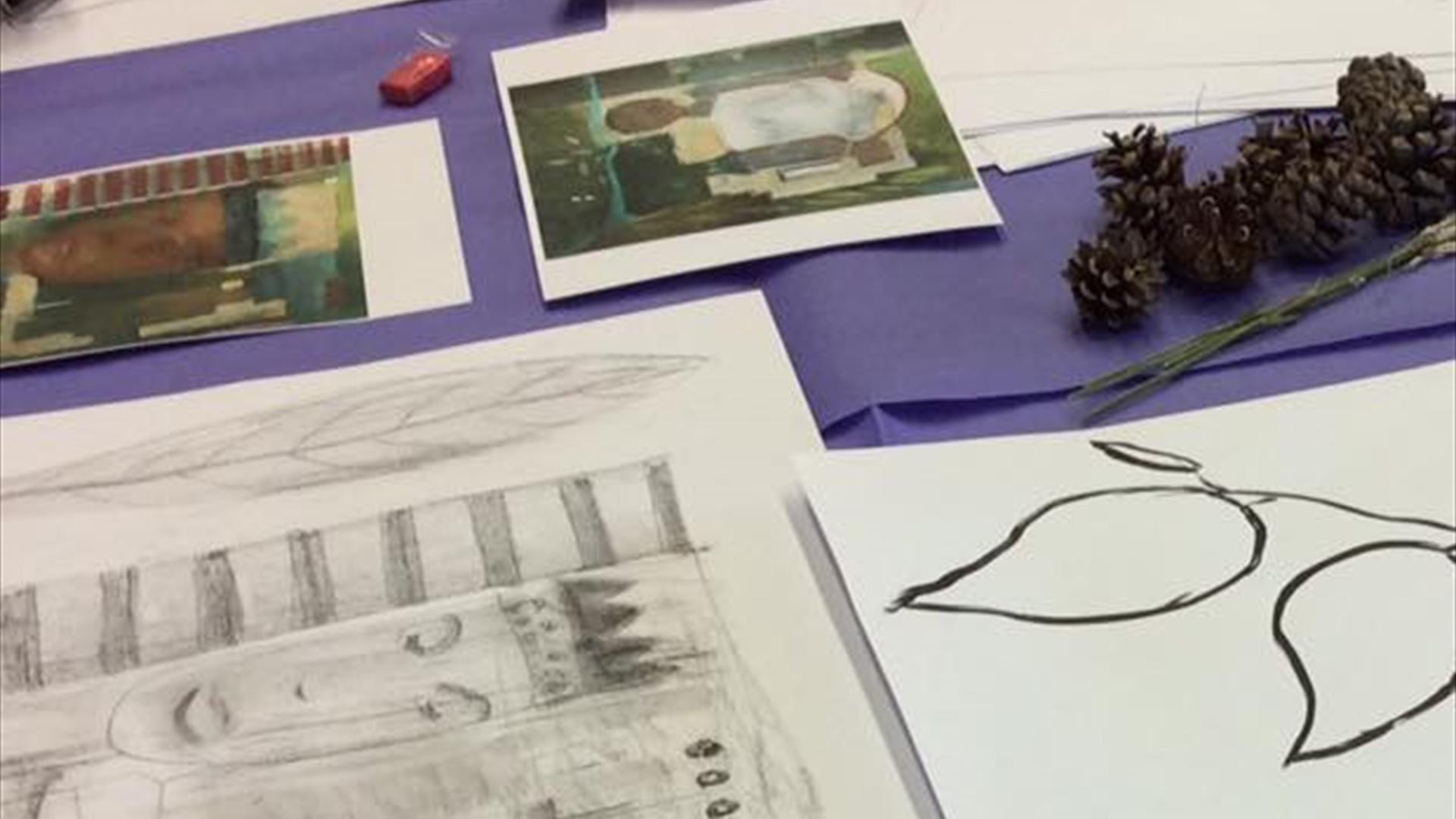 Drawing Workshop at Newry and Mourne Museum