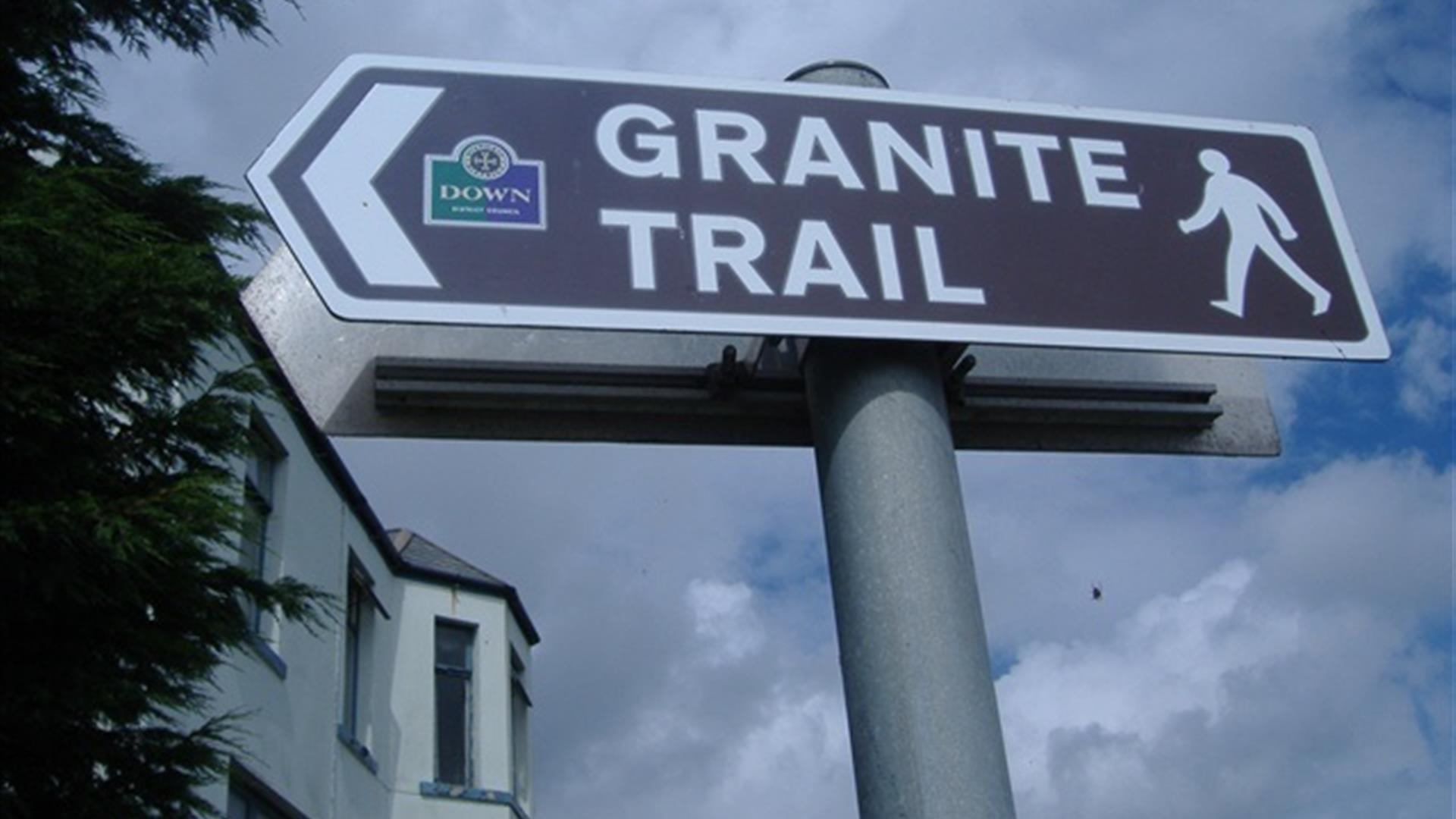 Brown Sign for Granite Trail