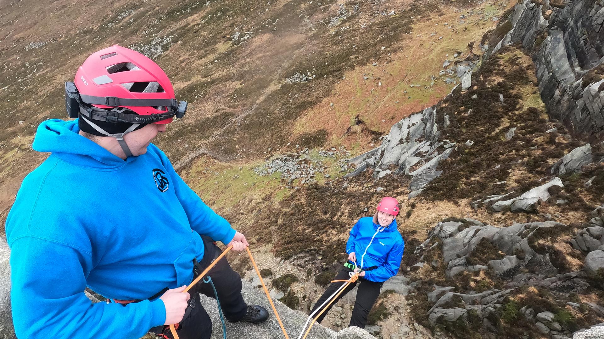 Stepping off the edge in the heart of the Mournes