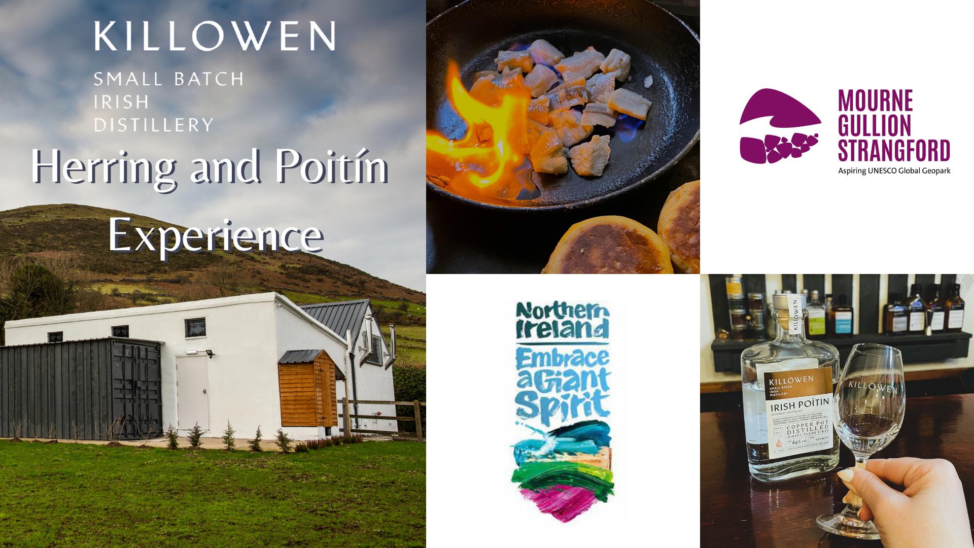 Image of Killowen Distillery and Herring and Poitín Experience