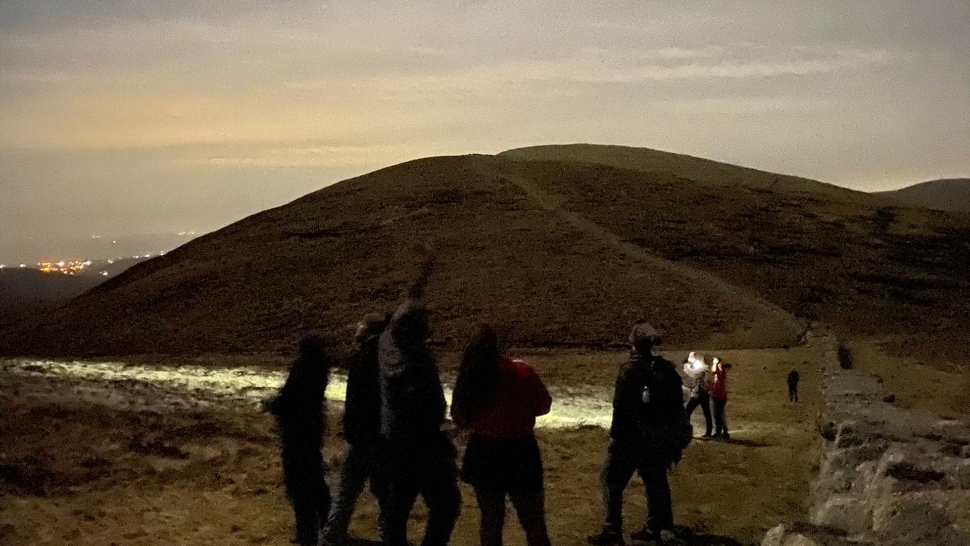 People star gazing at our last Mournes star hike