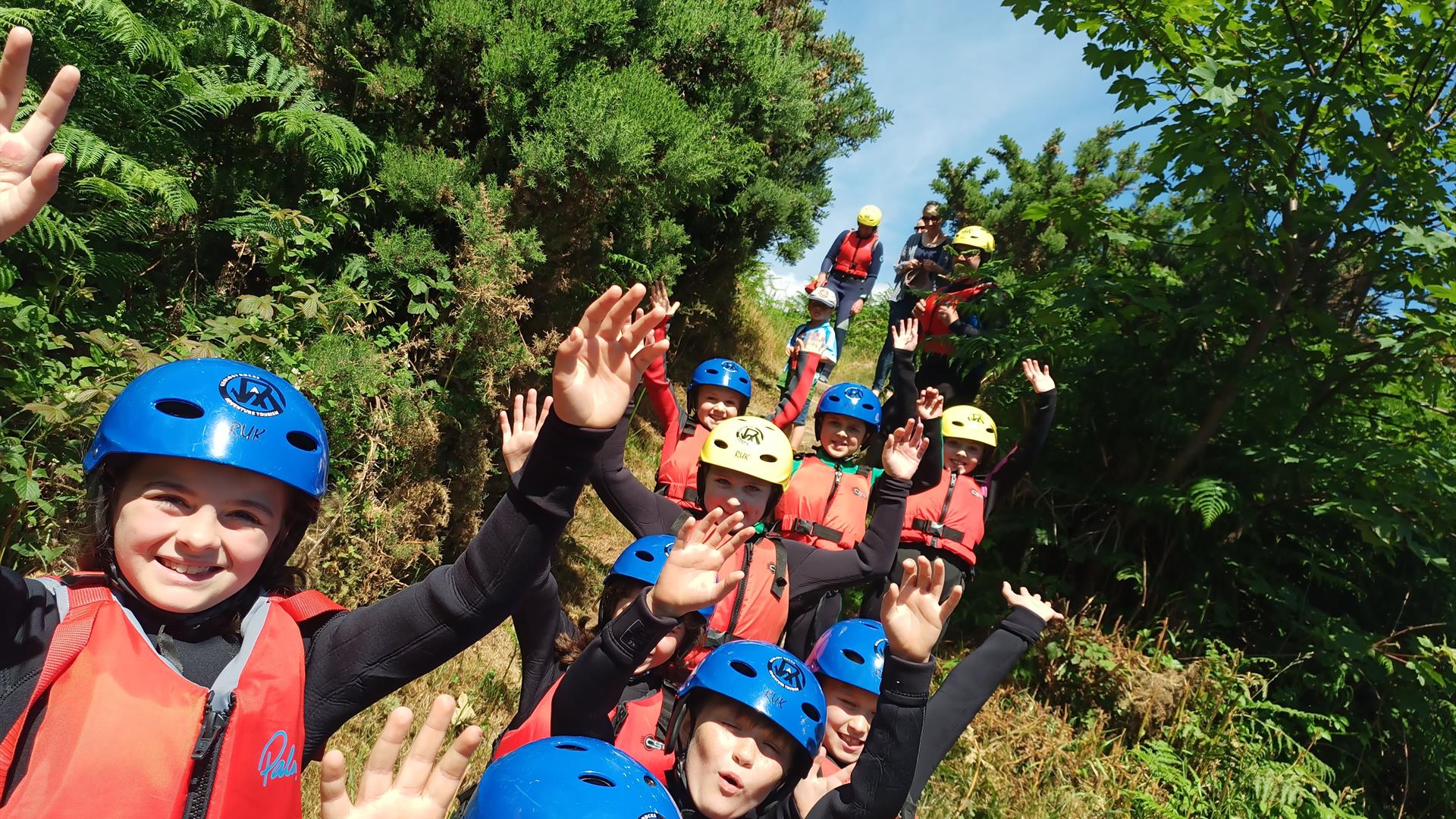 Kids enjoying Easter Camp in the Mournes with Geology Rocks Adventure