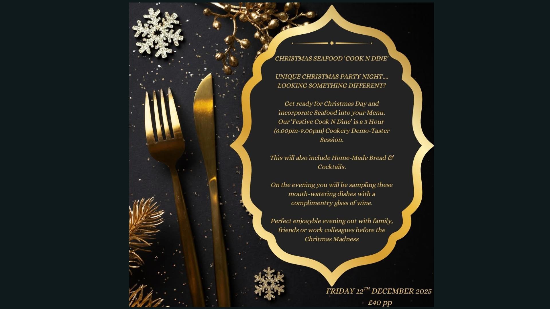 Mourne Seafood Cookery School - Cook 'N' Dine