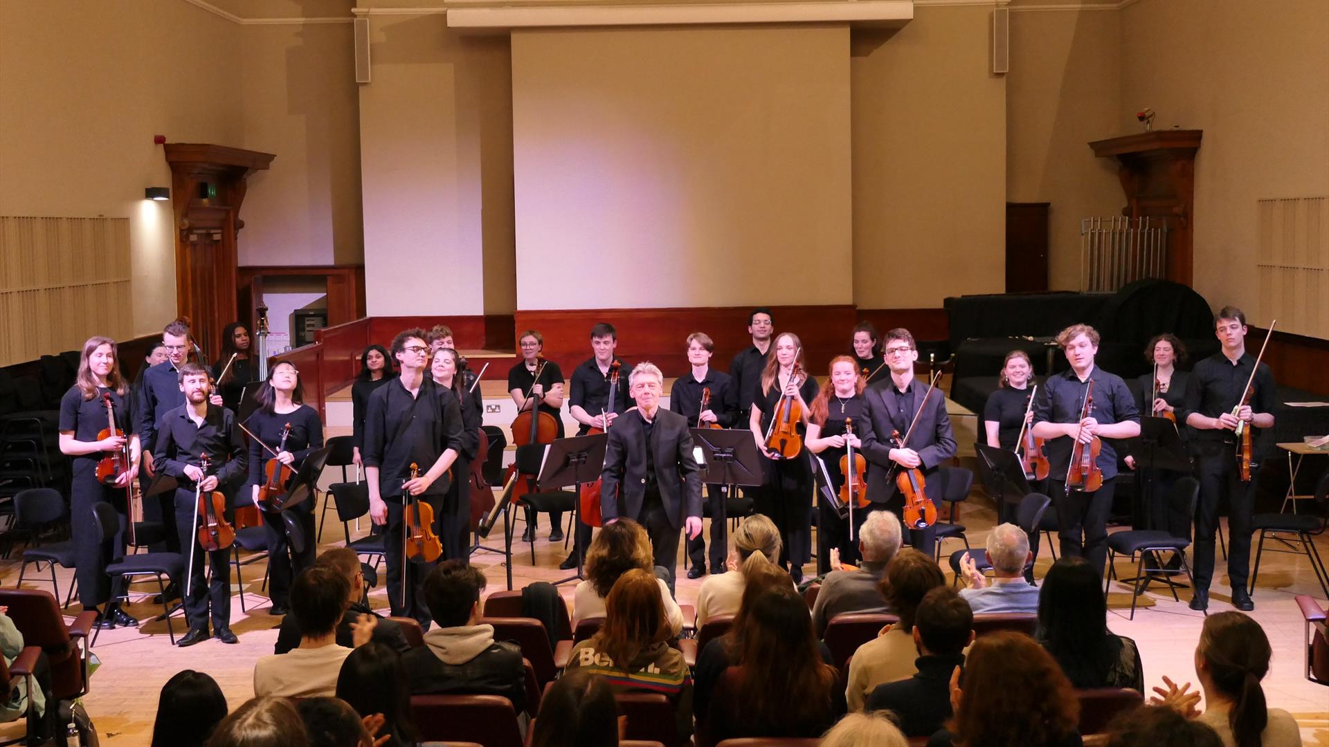 The Edinburgh University String Orchestra at our most recent concert