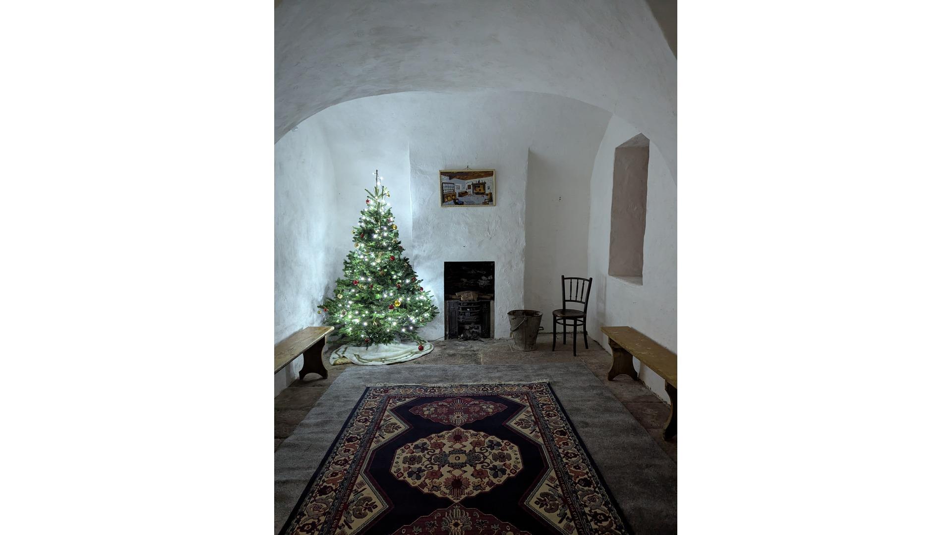 Christmas tree in old Gaol Cell