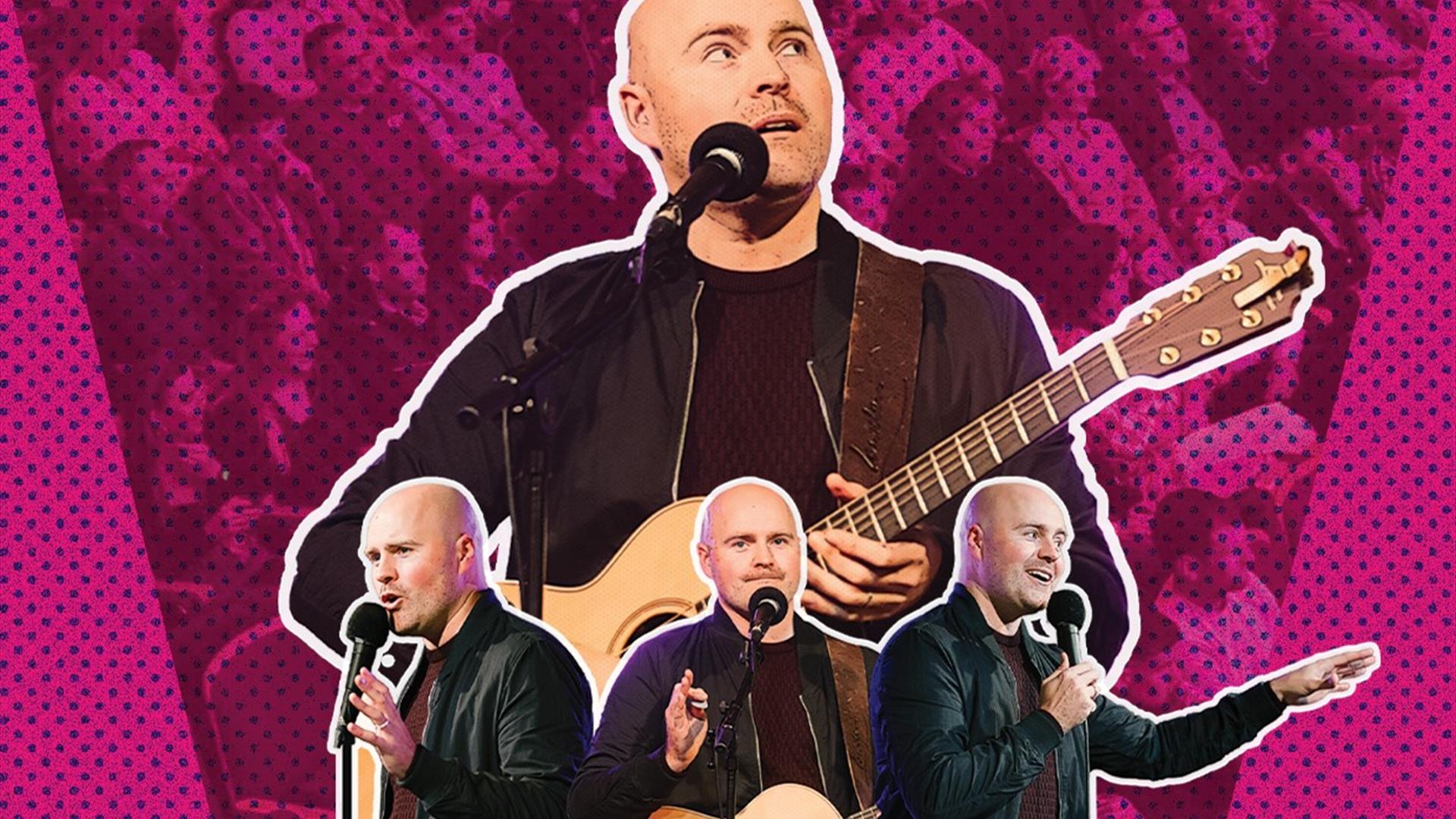 Poster promoting stand up comedian 'Paddy Raff Here's One For Ya' at Down Arts Centre