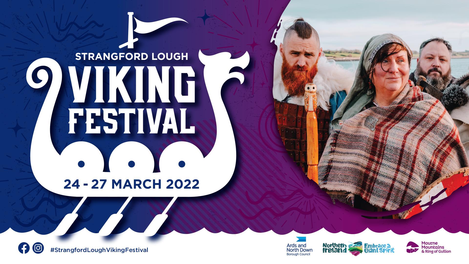 Strangford Lough Viking Festival - Music: Ravensdale, Seidrblot and Sacred  Knot at Portico - Portaferry - Visit Mourne Mountains