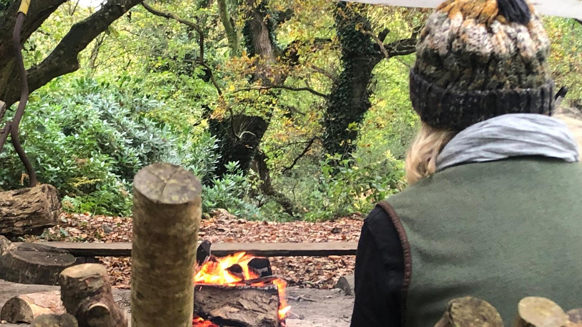 Sitting in the Woods