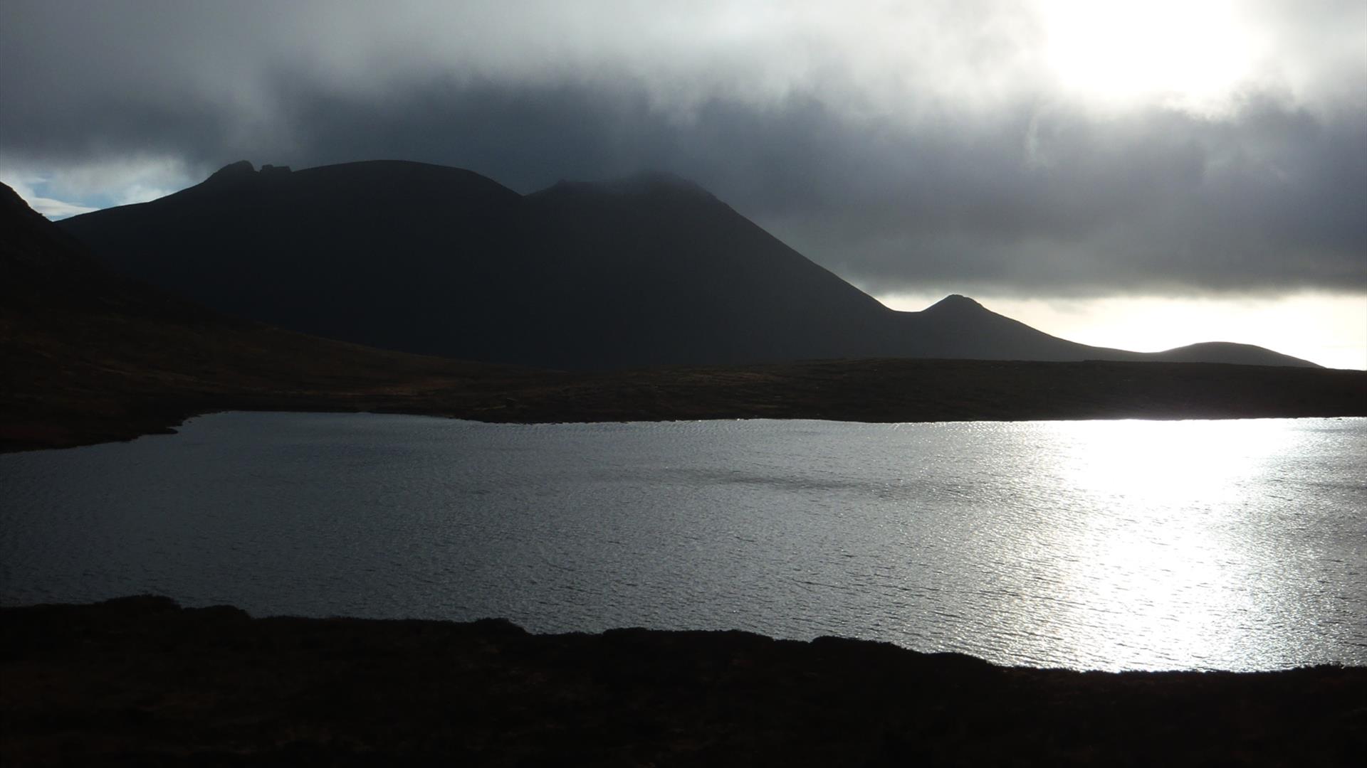 Slieve Binnian and Lough Shannagh