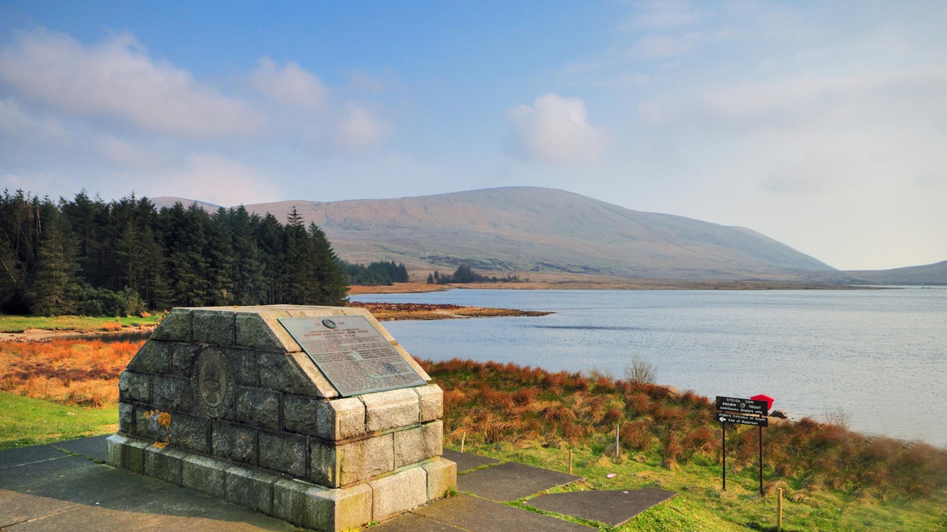 Spelga Dam beside Electric Brae