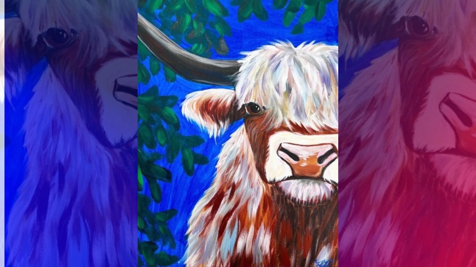 Teen canvas painting | Newry Arts Festival